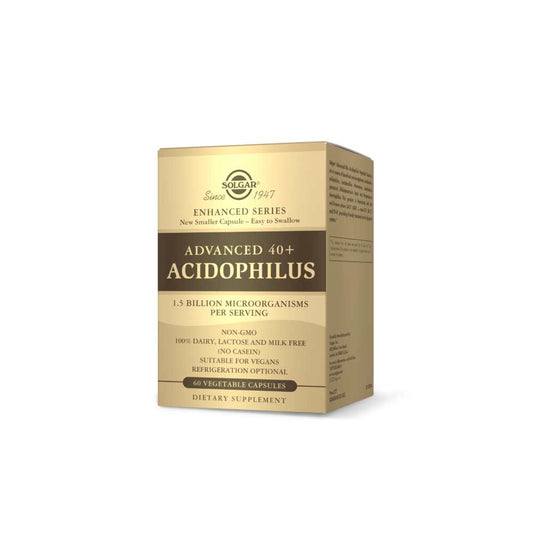 Solgar Advanced 40+ Acidophilus 60 Vegetable Capsules