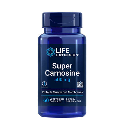 Life Extension Super Carnosine 500 Mg, 60 Vegetarian Capsules