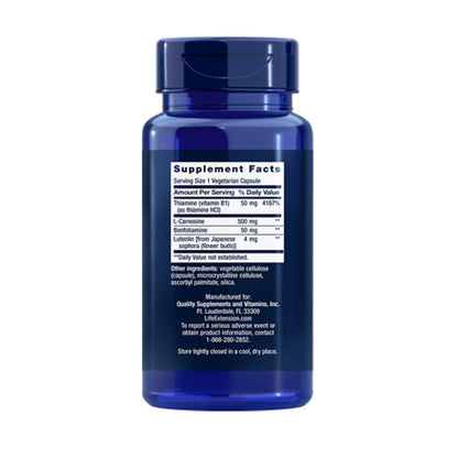 Life Extension Super Carnosine 500 Mg, 60 Vegetarian Capsules