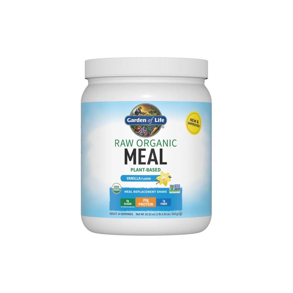 Garden of Life Raw Organic Meal Replacement Protein Powder - Vanilla 525g