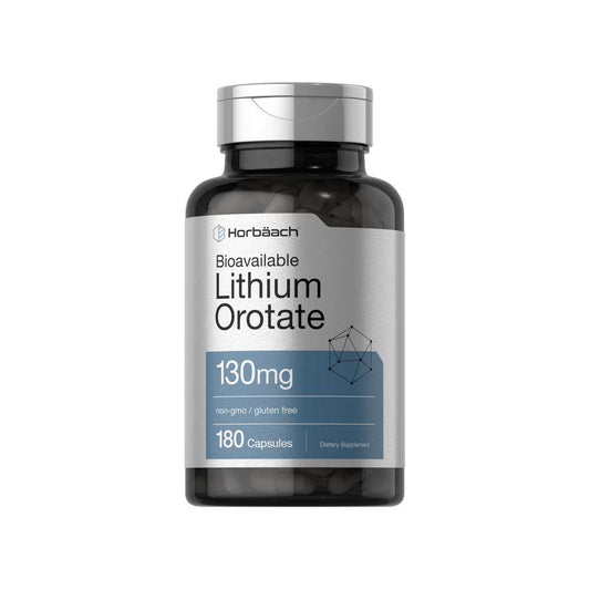 Horbäach Lithium Orotate 130mg | 180 Capsules