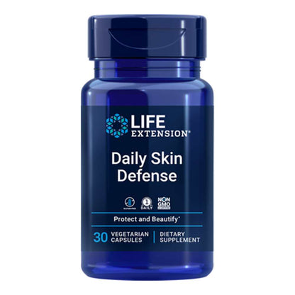 Life Extension Daily Skin Defense – 30 Vegetarian Capsules