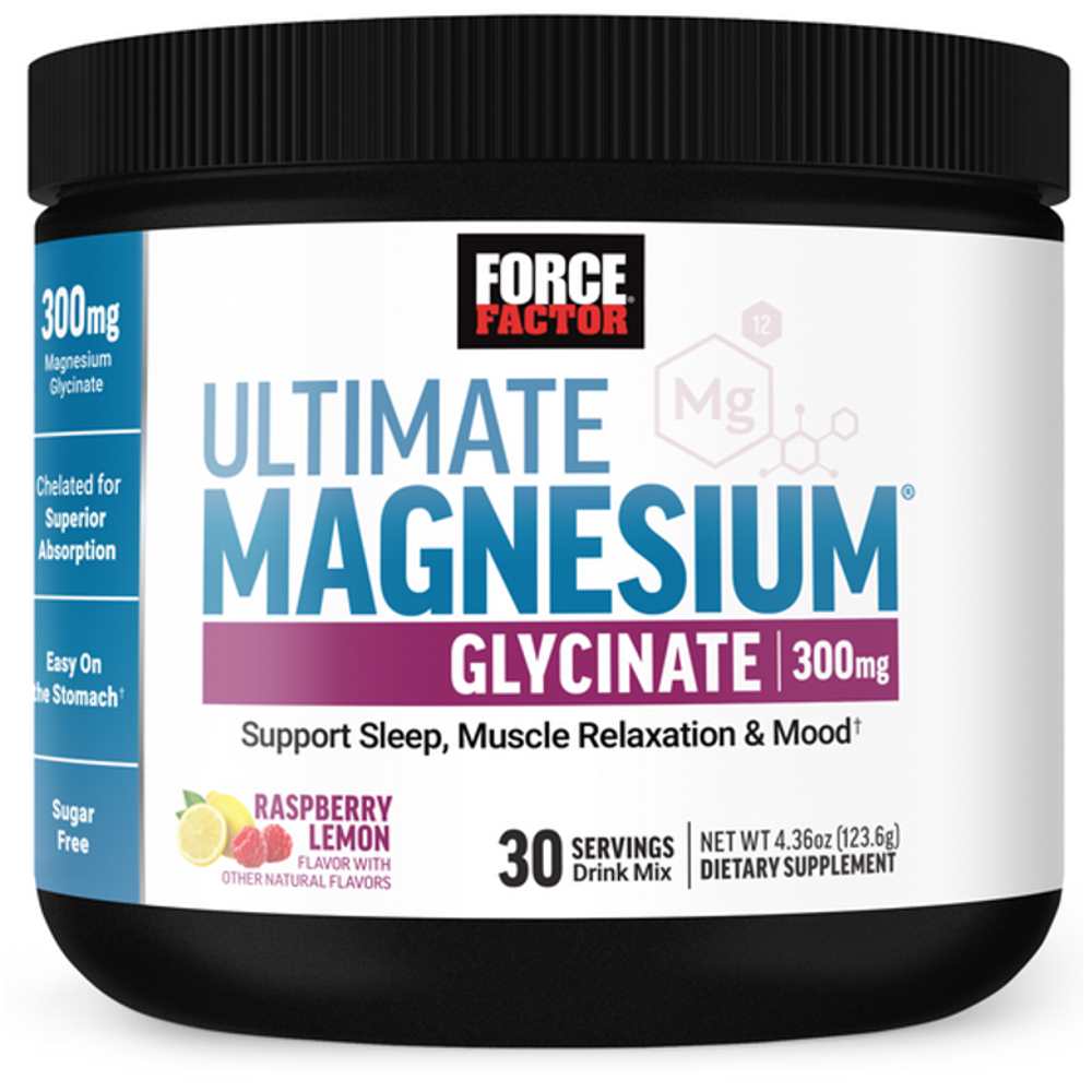 Force Factor Ultimate Magnesium Glycinate Powder – 123g (30 Servings)