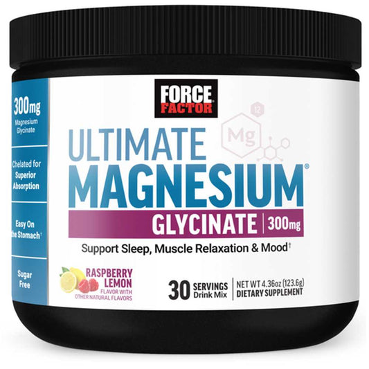 Force Factor Ultimate Magnesium Glycinate Powder – 123g (30 Servings)