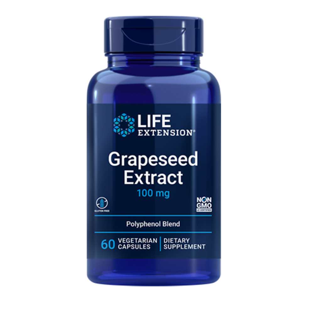 Life Extension Grapeseed Extract – 60 Vegetarian Capsules