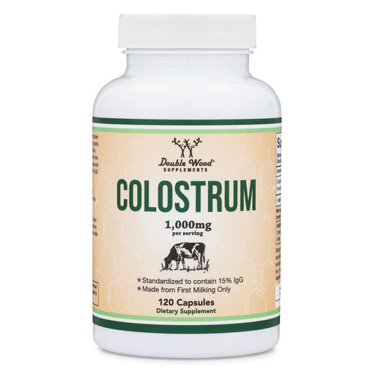 Double Wood Colostrum – 1,000 Mg – 120 Capsules