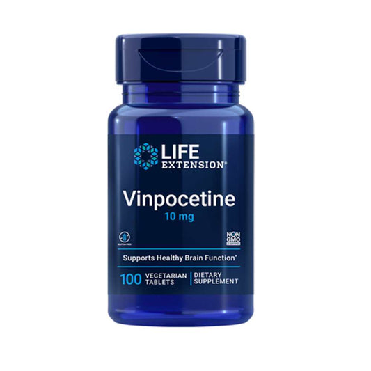 Life Extension Vinpocetine 10 Mg, 100 Vegetarian Tablets