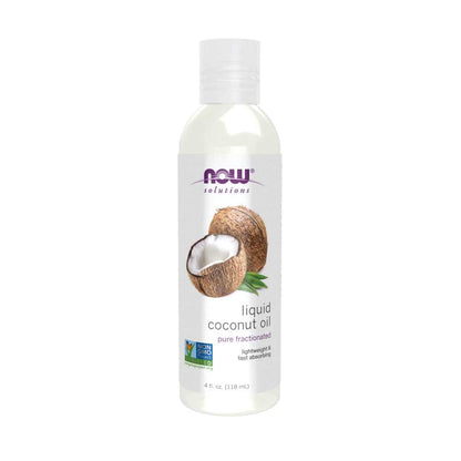 Now Foods Liquid Coconut Oil – 100% Pure & Fractionated – Versatile Skin & Hair Oil – 118 M L