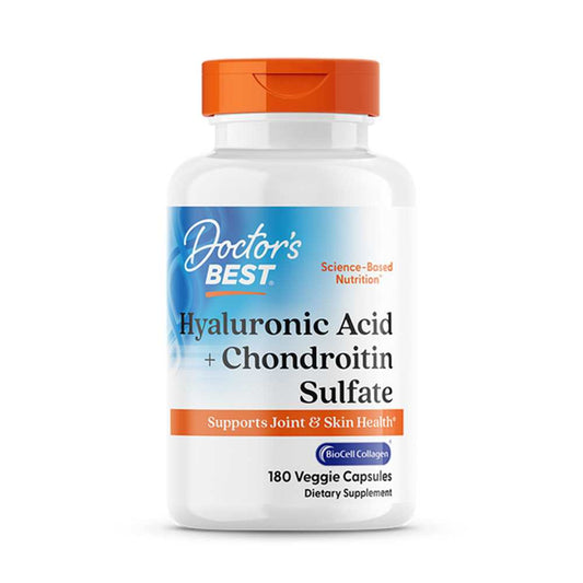 Doctor's Best Hyaluronic Acid  Chondroitin Sulfate, 180 Veggie Caps