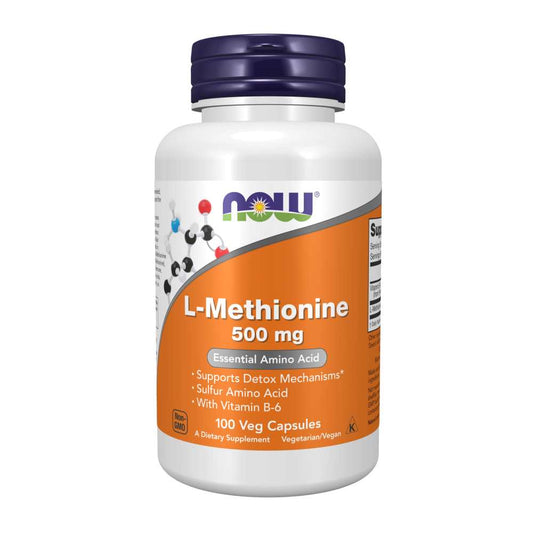 Now Foods L-Methionine 500 Mg – 100 Veg Capsules