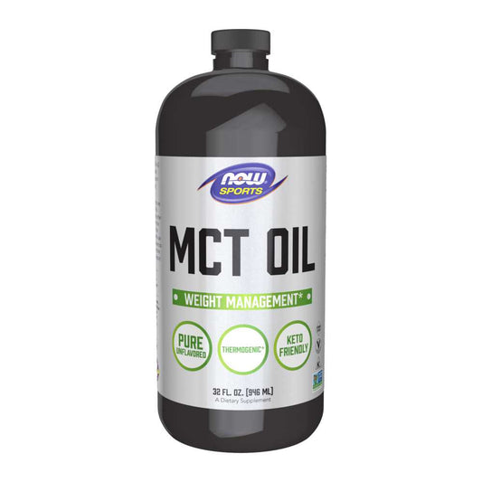 Now Sports Mct Oil Liquid – Medium-Chain Triglycerides – Plastic Bottle – 946ml