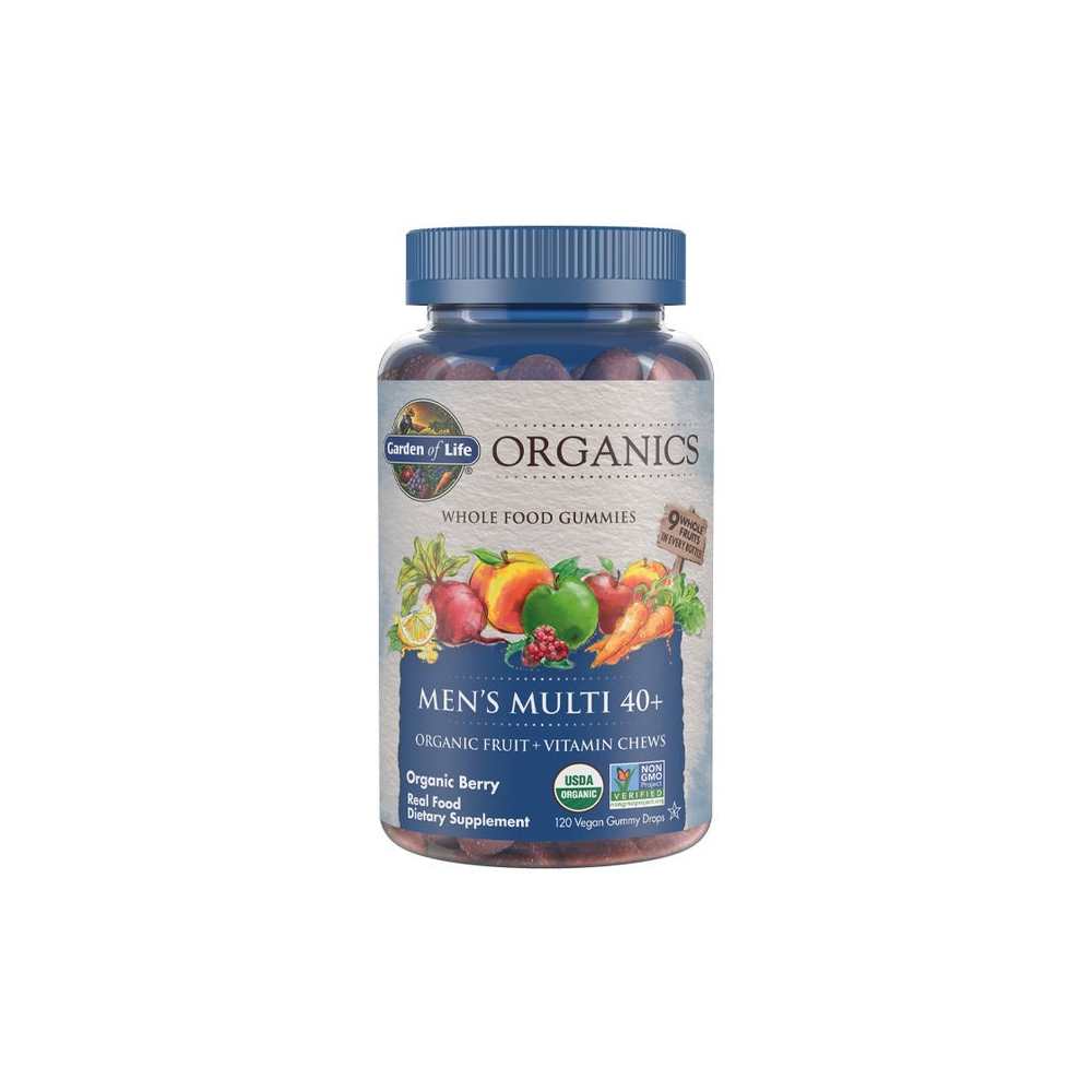 Garden of Life Organics Men's 40+ 120 Gummies