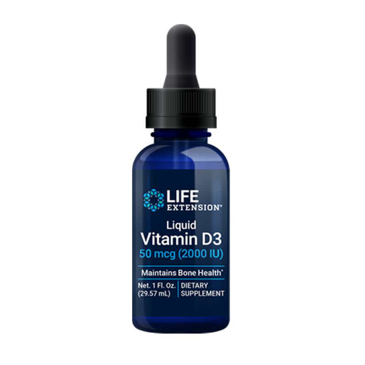 Life Extension Liquid Vitamin D3 50 Mcg (2000 Iu), 29.57 Ml