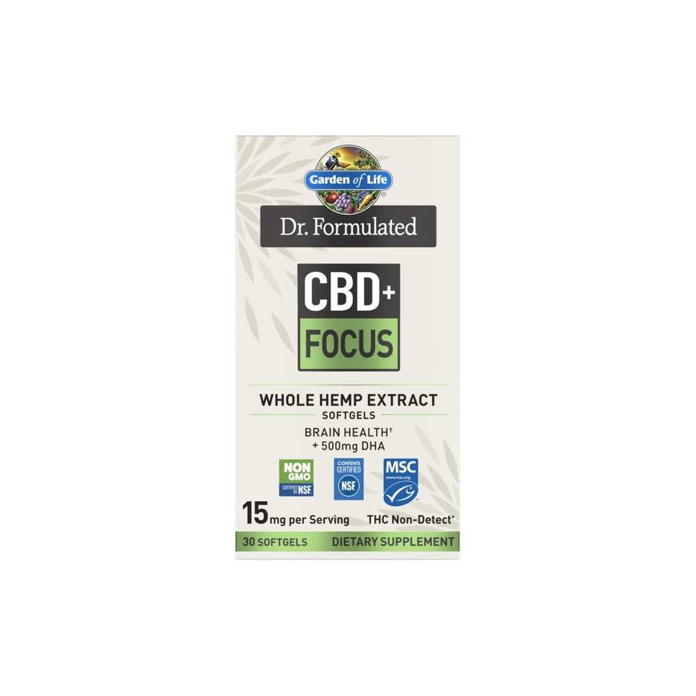 Garden of Life Dr. Formulated Cbd+ Focus 30 Softgels