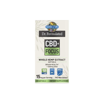 Garden of Life Dr. Formulated Cbd+ Focus 30 Softgels