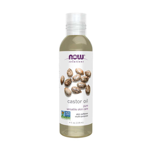 Now Foods Castor Oil – 100% Pure & Cold-Pressed – Multi-Purpose Skin & Hair Oil – 118 M L