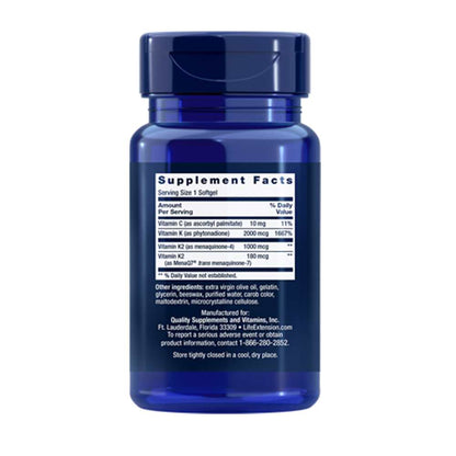 Life Extension Super K 90 Softgels