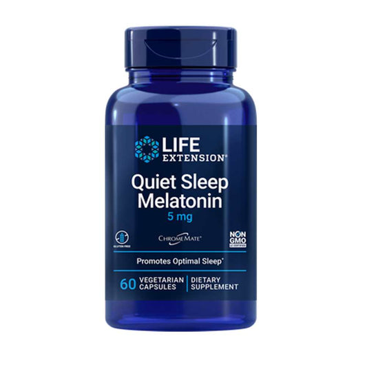 Life Extension Quiet Sleep Melatonin 5 Mg, 60 Vegetarian Capsules