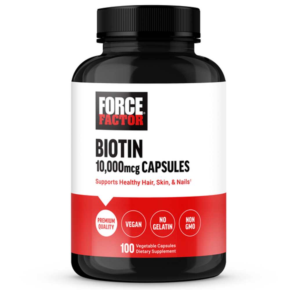 Force Factor Biotin – 100 Capsules