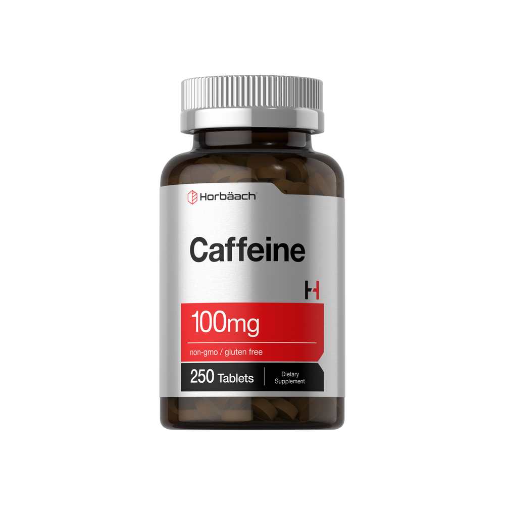 Horbäach Caffeine Pills 100mg | 250 Tablets