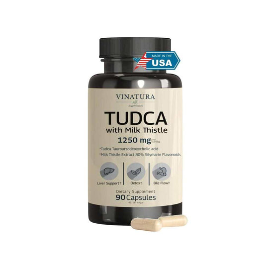 Vinatura Tudca Milk Thistle 1250mg 90 Caps