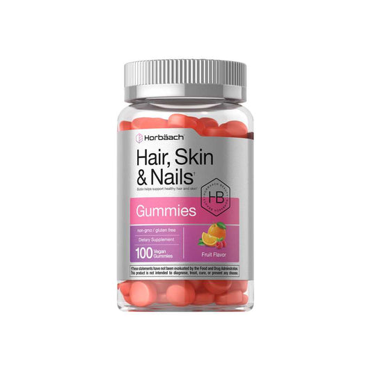 Horbäach Hair Skin & Nails | 100 Gummies