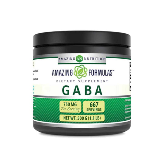 Amazing an Nutrition Amazing Formulas Gaba Powder | 750 Mg per Serving | 667 Servings