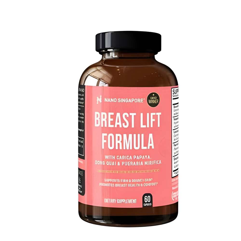 Nano Singapore Breast Lift Formula with Papaya, Dong Quai & Pueraria Mirifica – 60 Capsules