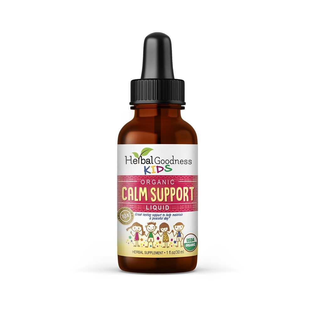 Herbal Goodness Magnesium Glycinate - Kids Calm Support Liquid Extract 30ml (1oz)