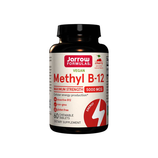 Jarrow Formulas Methyl B-12 Cherry - 5000mcg 60 Tabs