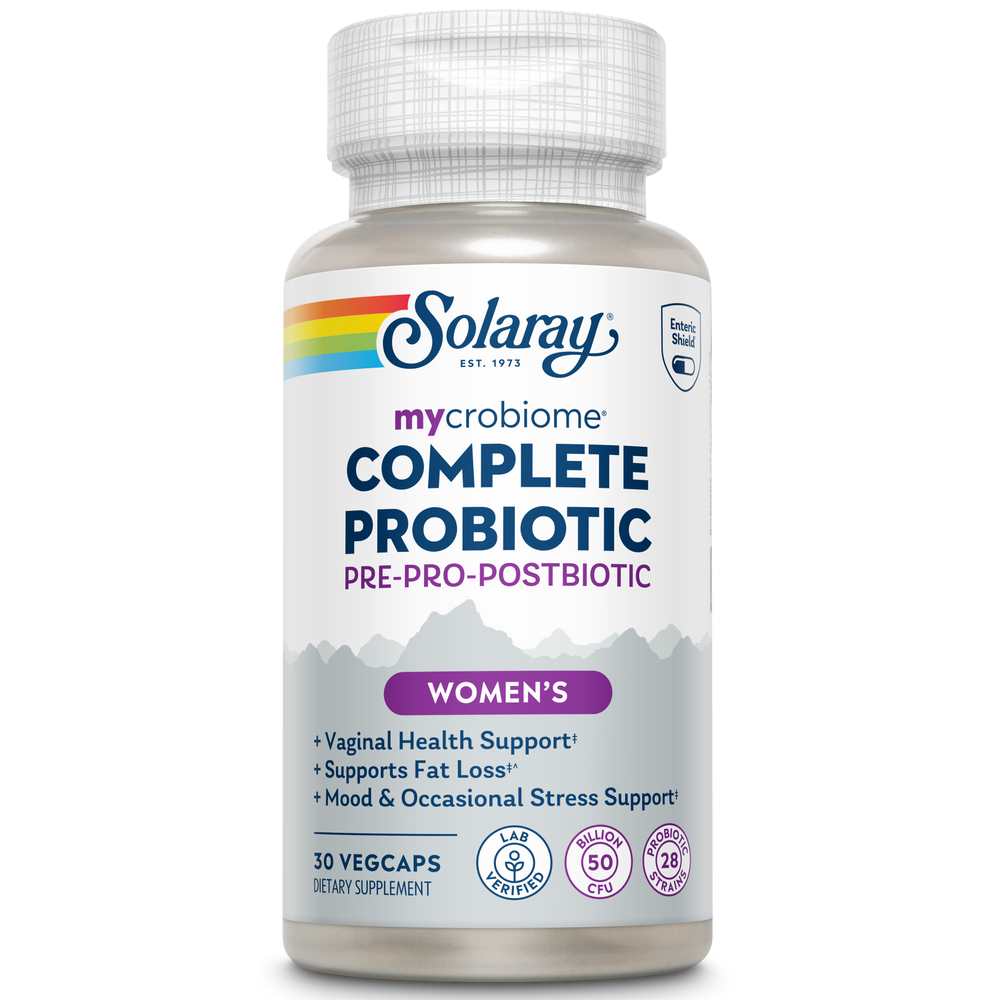 Solaray Mycrobiome Complete Probiotic Women's 30 Caps