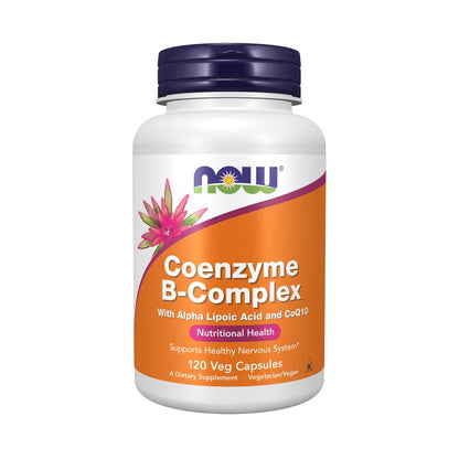 Now Foods Co-Enzyme B-Complex with Co Q10 & Alpha Lipoic Acid – 60 Capsules