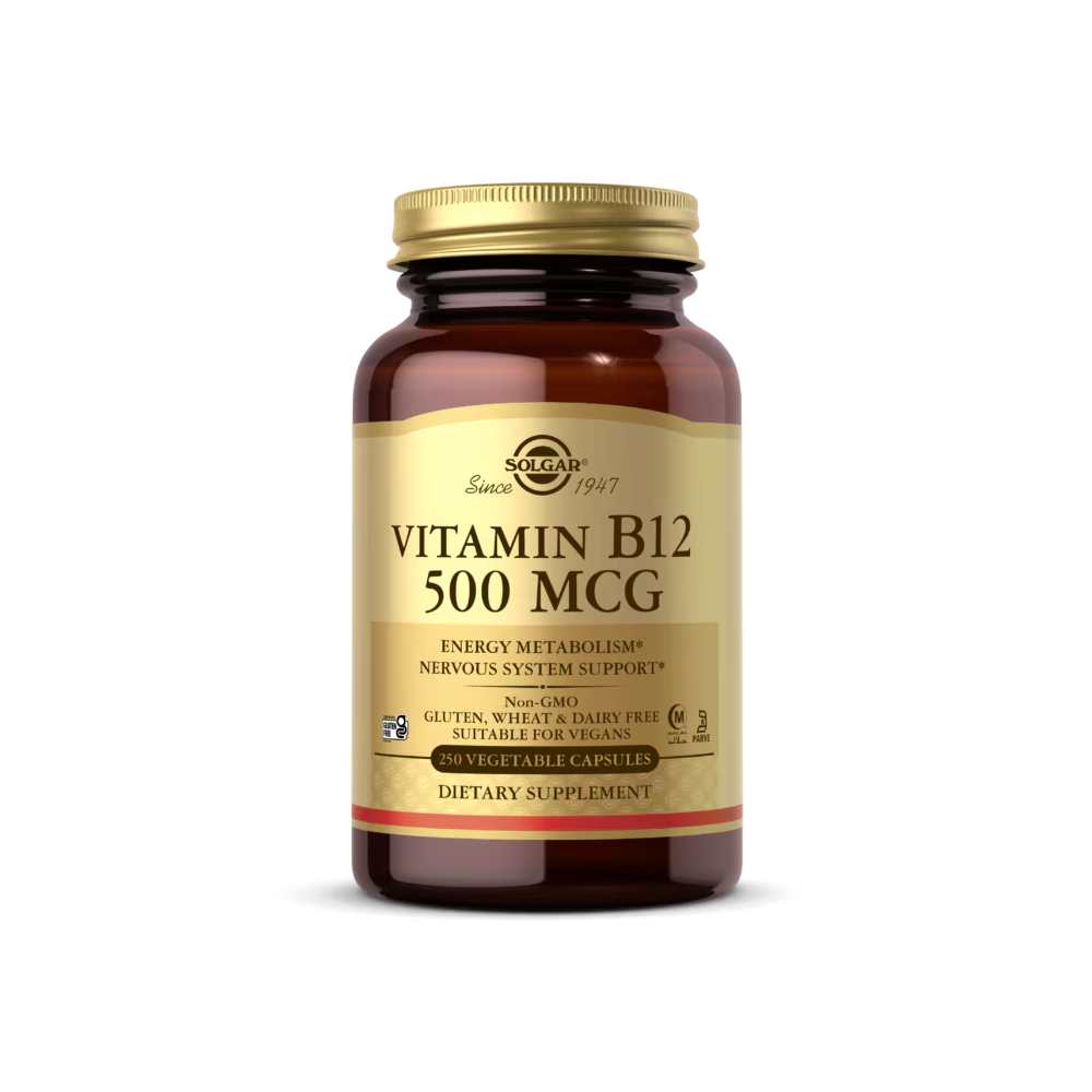 Solgar Vitamin B12 500 Mcg 100 Vegetable Capsules
