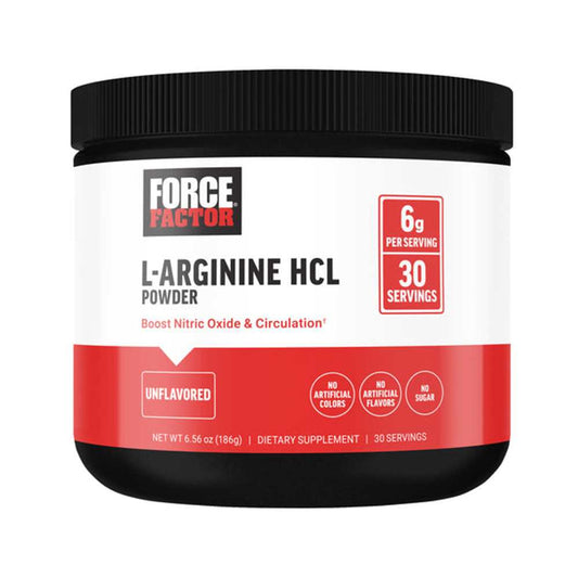 Force Factor L-Arginine Powder – 186g (30 Servings)