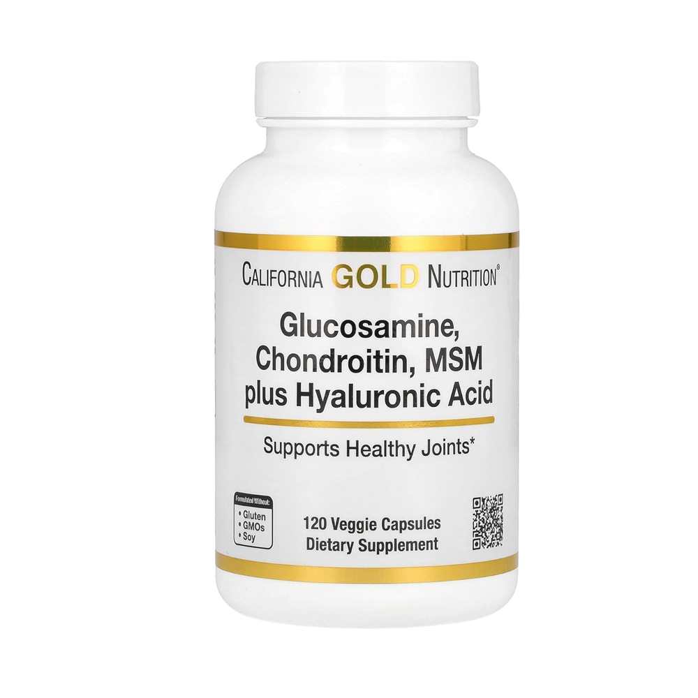 California Gold Nutrition Glucosamine Chondroitin 120 Veggie Caps