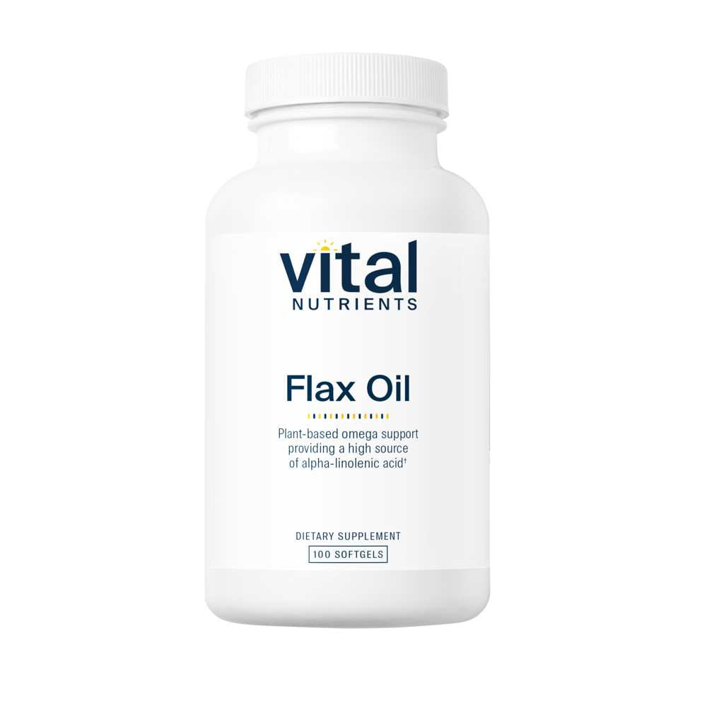 Vital Nutrients Flax Oil 100 Softgels