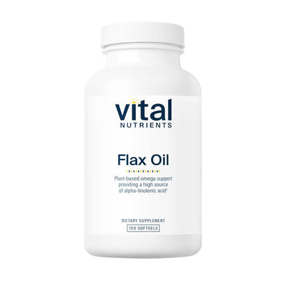 Vital Nutrients Flax Oil 100 Softgels