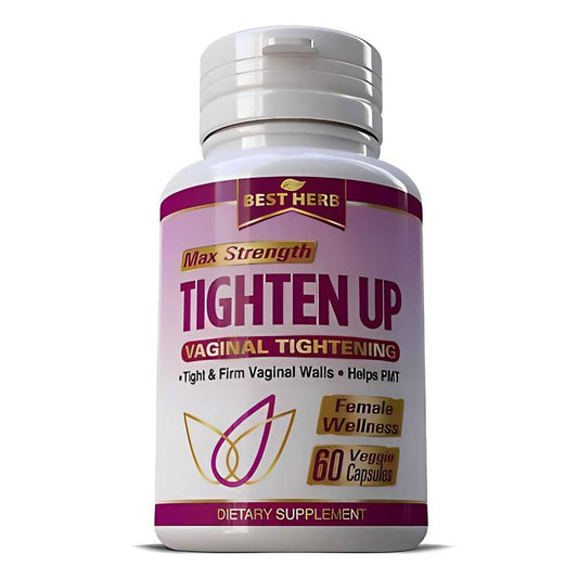 Best Herb Max Strength Tighten up Vaginal Tightening – Tight & Firm Vaginal Walls, Helps Pimt, Female Wellness, 60 Capsules Dietary Supplement