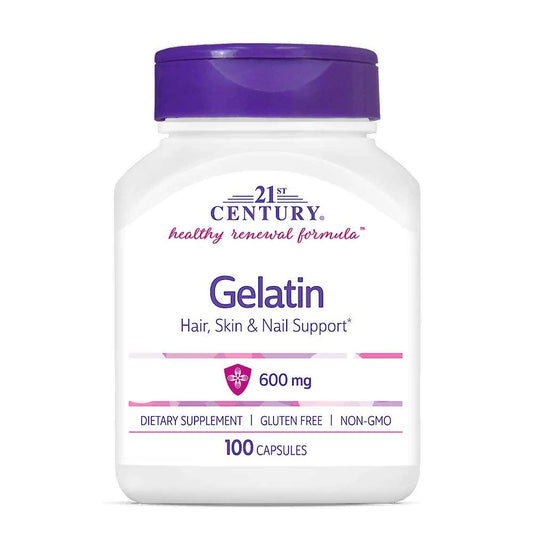 21st Century Gelatin 600 Mg 100 Caps
