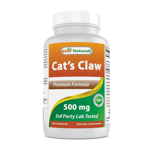 Best Naturals Cat's Claw 500 mg 240 Capsules