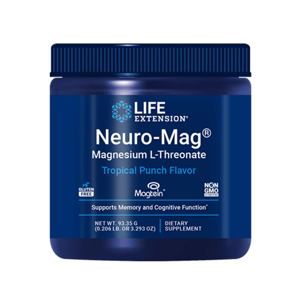 Life Extension Neuro-Mag® Magnesium L-Threonate (tropical Punch) 93.35g