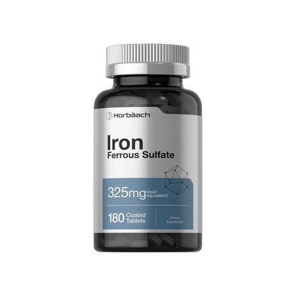 Horbäach Iron Ferrous Sulfate 325mg | 180 Tablets
