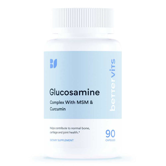 Bettervits Glucosamine Complex with Msm & Curcumin – 90 Capsules
