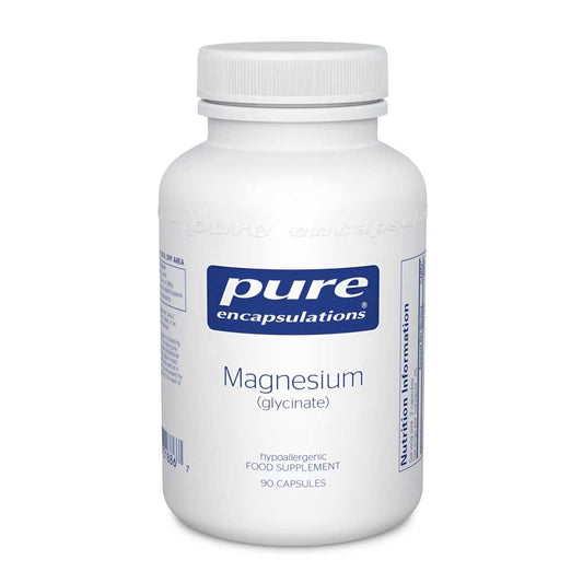 Pure Encapsulations Magnesium (glycinate) – Hypoallergenic Food Supplement | 90 Capsules