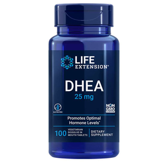 Life Extension Dhea 25 Mg – 100 Dissolve-In-Mouth Tablets