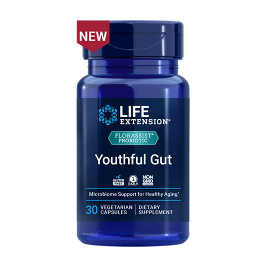Life Extension Florassist® Probiotic Youthful Gut – 30 Vegetarian Capsules