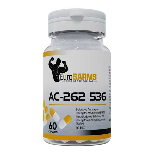 Euro Sarms Ac-262 536 – Selective Androgen Receptor Modulator (sarm) 10mg (60 Capsules)