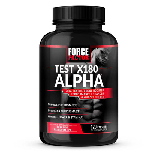 Force Factor Test X180 Alpha – 120 Capsules