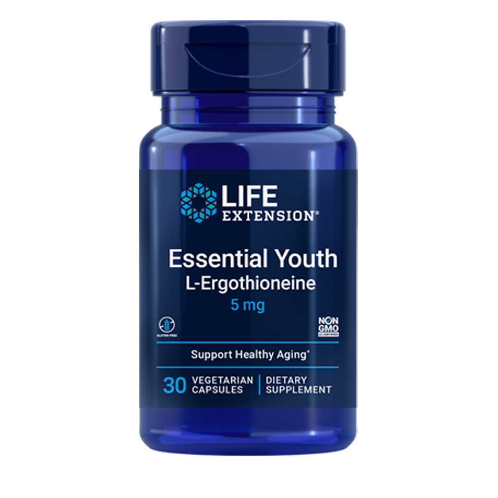 Life Extension Essential Youth L-Ergothioneine 5 Mg – 30 Vegetarian Capsules