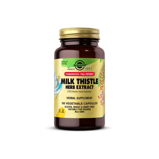 Solgar Sfp Milk Thistle Herb Extract 150 Vegetable Capsules